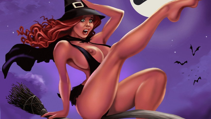 Ведьмочка ню