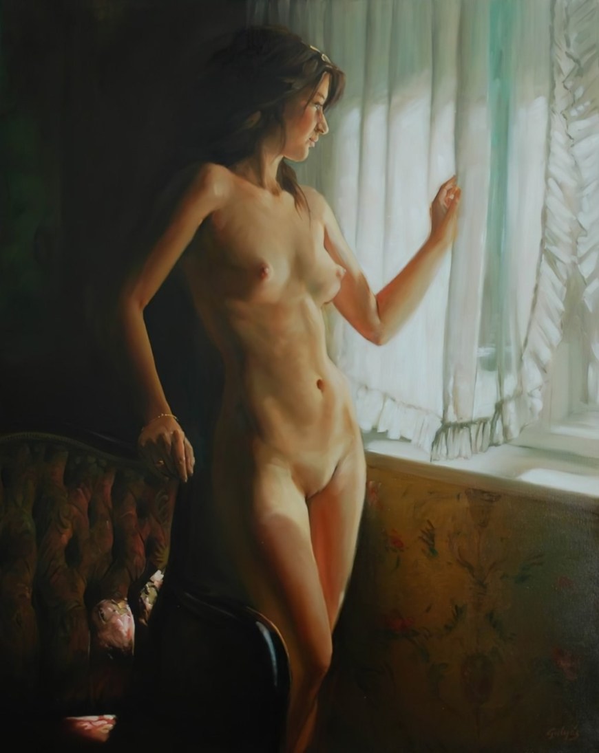 Ласло Гулис художник ню