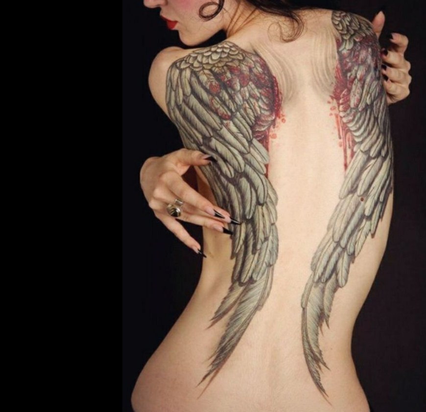 Nice back Angel