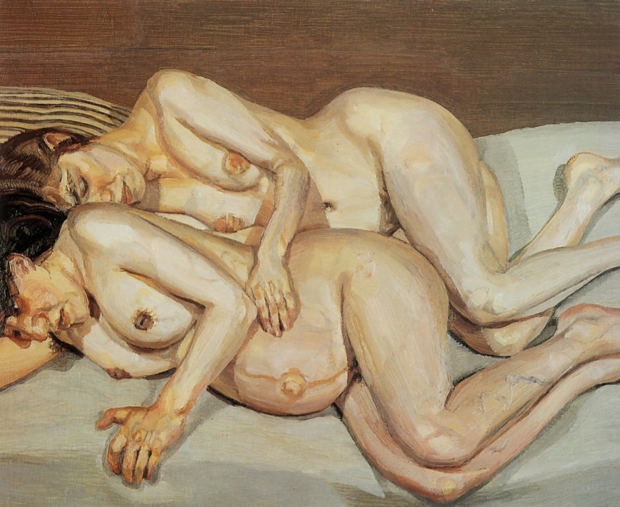 Люсьен Фрейд." И постель новобрачных..."
