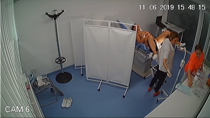 Real Medical voyeur gynecological Cabinet hidden Camera
