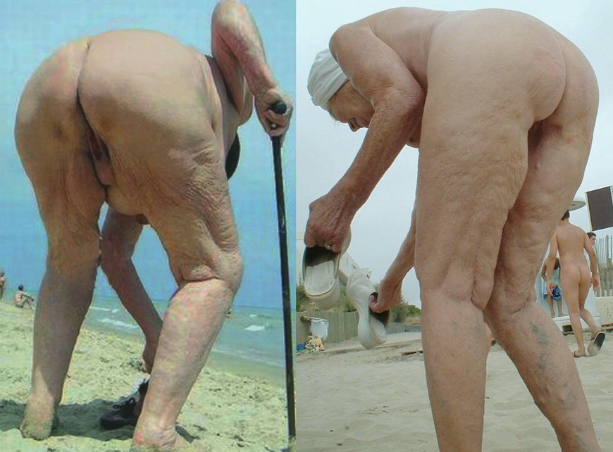 +Beach +Bathing "grandma looks like an old cunt" cunt