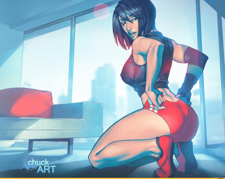 Фейт Коннорс. Mirror’s Edge. Хентай