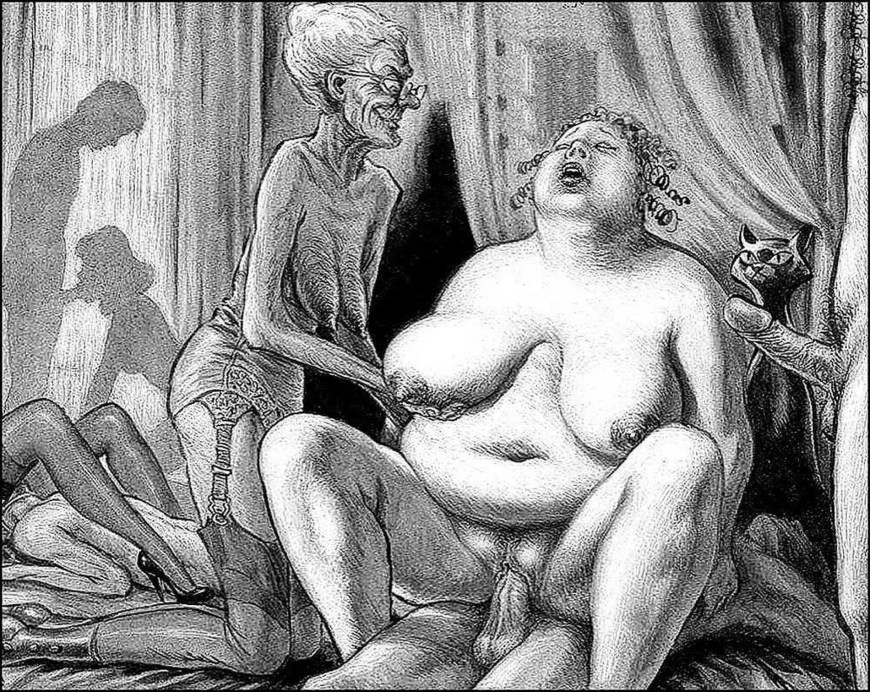 Эротические рисунки бабушки