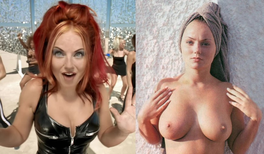 Джери Холлиуэлл в молодости nude
