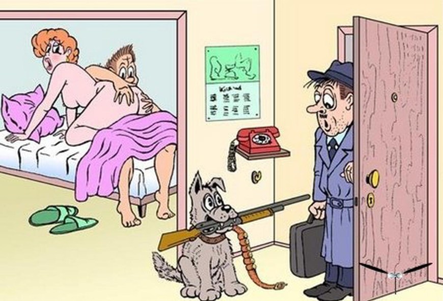 Прикольные эротические карикатуры