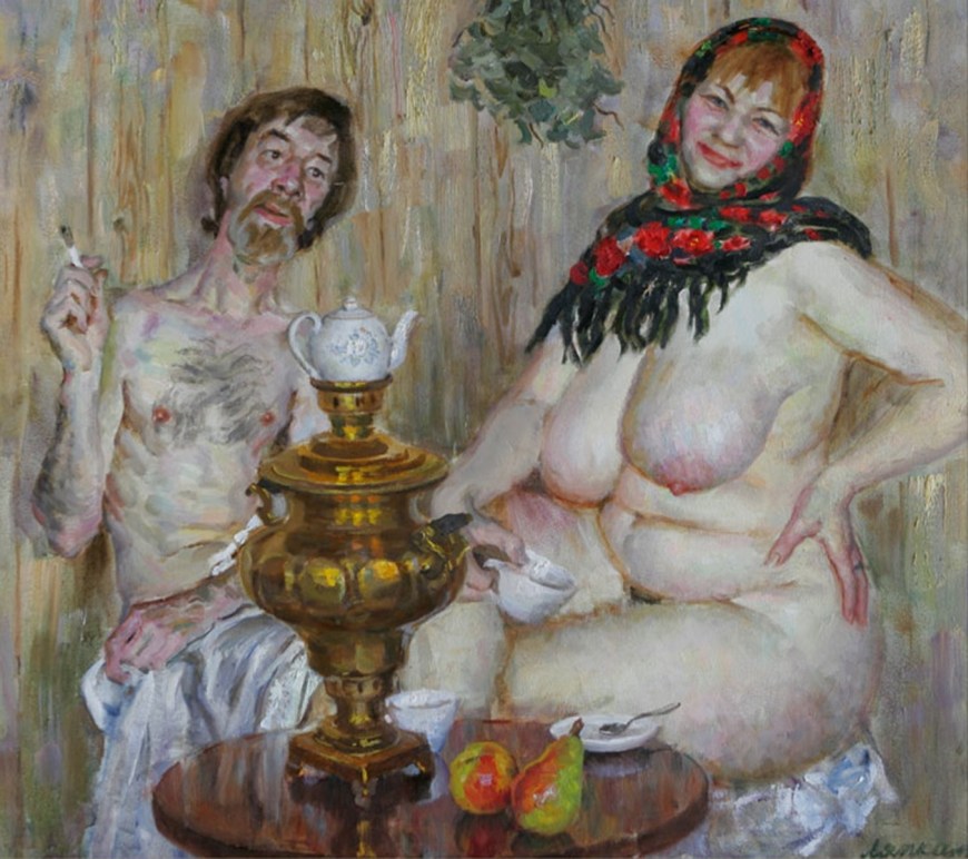 Ляпкало Виктор картины баня