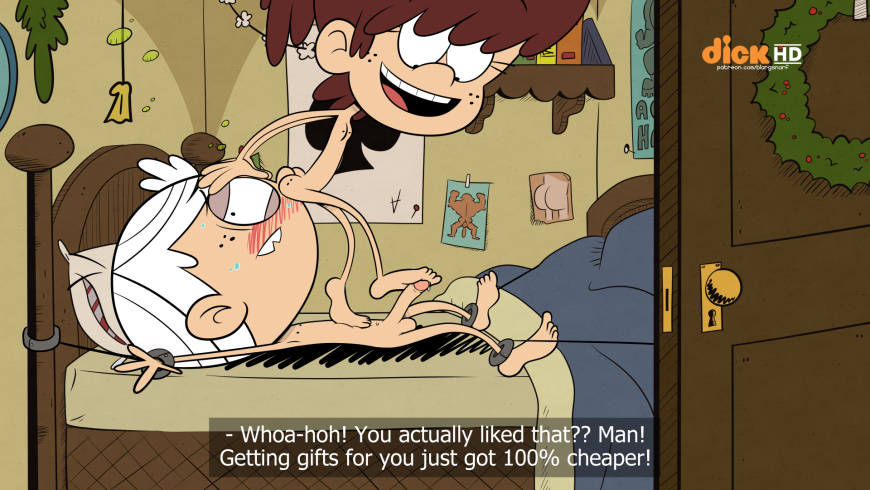 The Loud House Линкольн и Линн бдсм