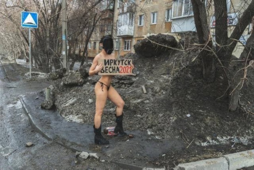 Домашняя фотосессия голой Оли