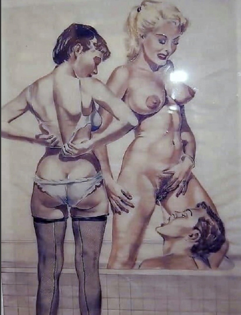 Рисованный ретро писсинг