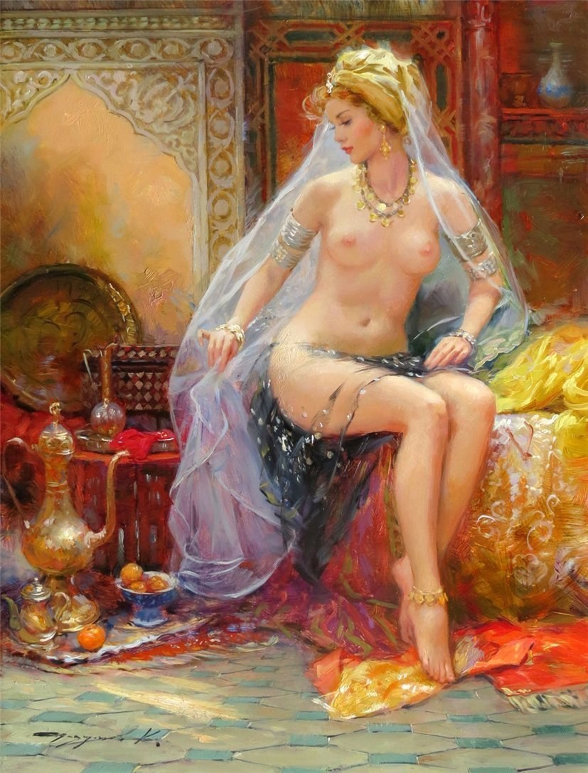Гарем картины Konstantin Razumov