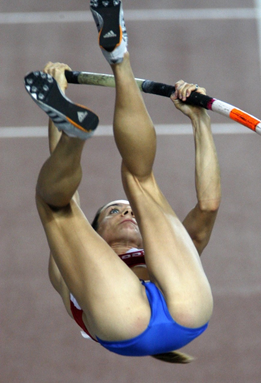 Елена Исинбаева упс