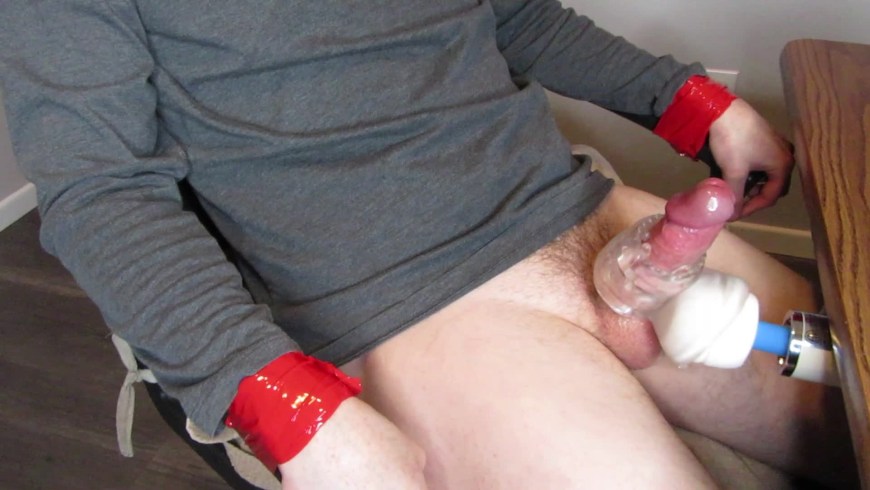 Fleshlight Machine cumshot bondage