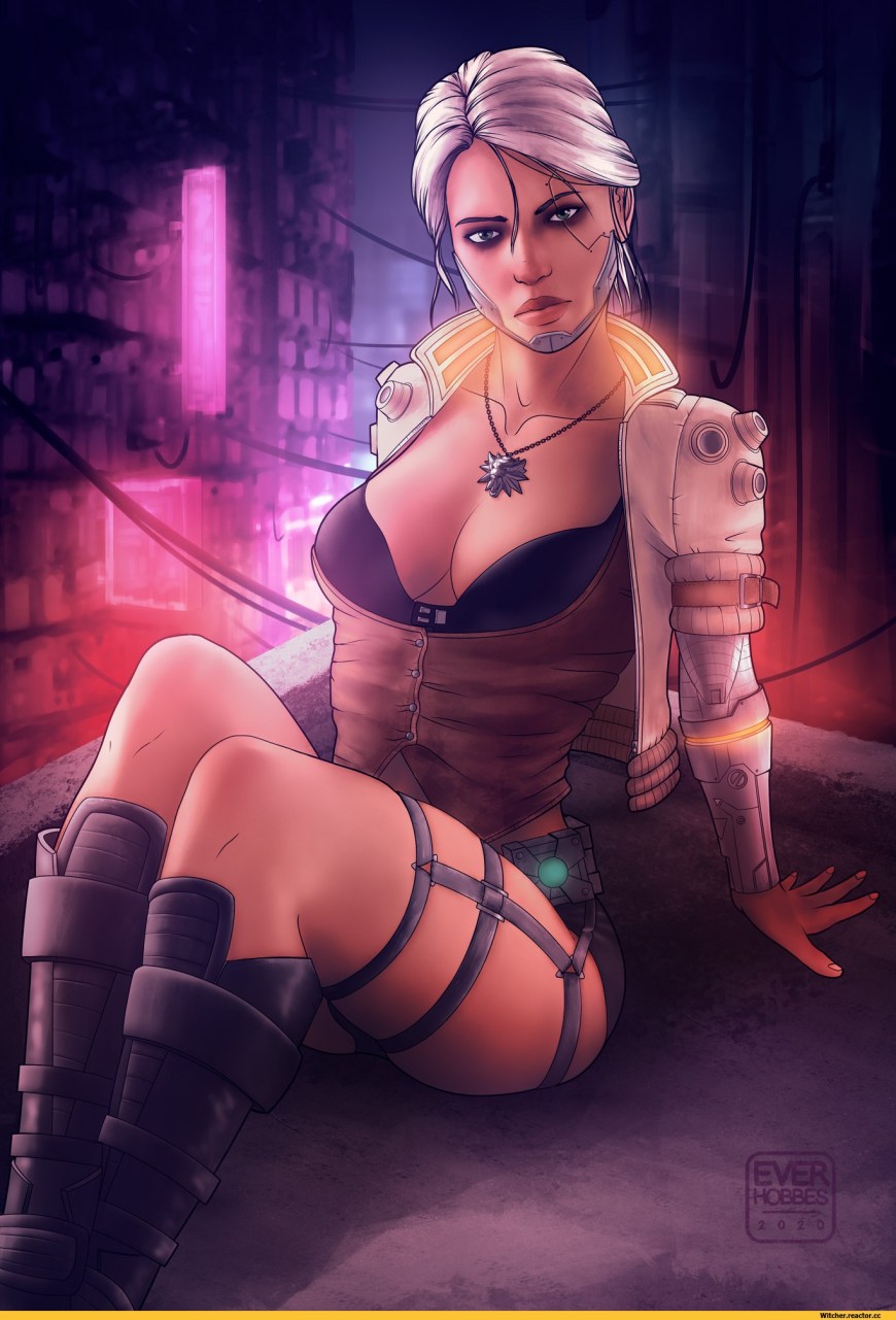 Цири киберпанк 2077