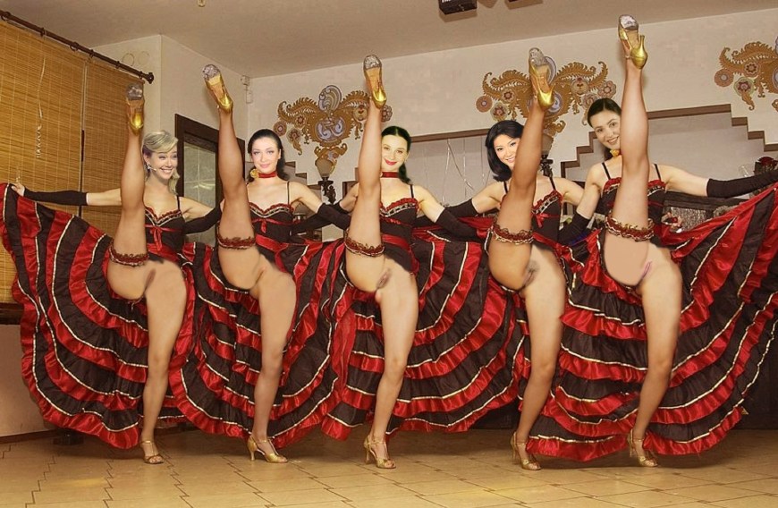 Канкан танец без трусов