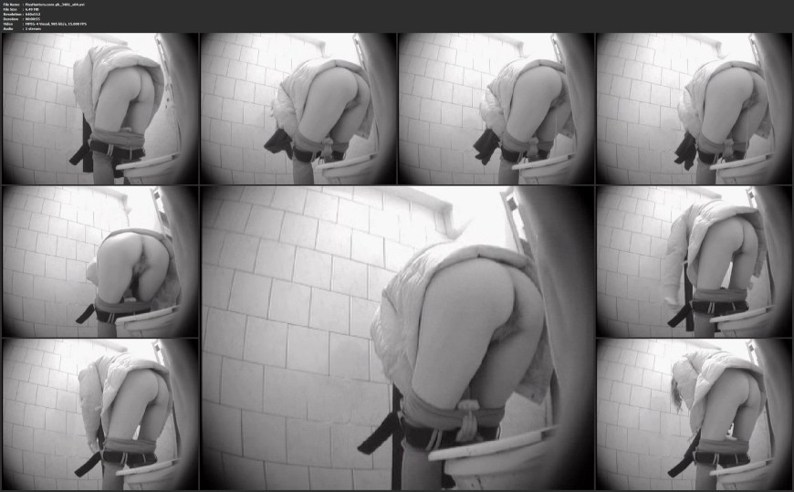 Скрытая камера в мужском туалете