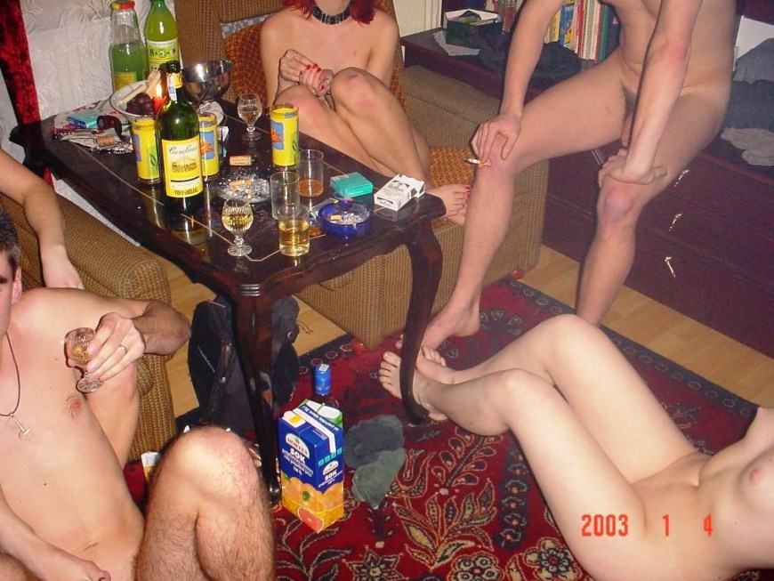 Домашний разврат по пьяни