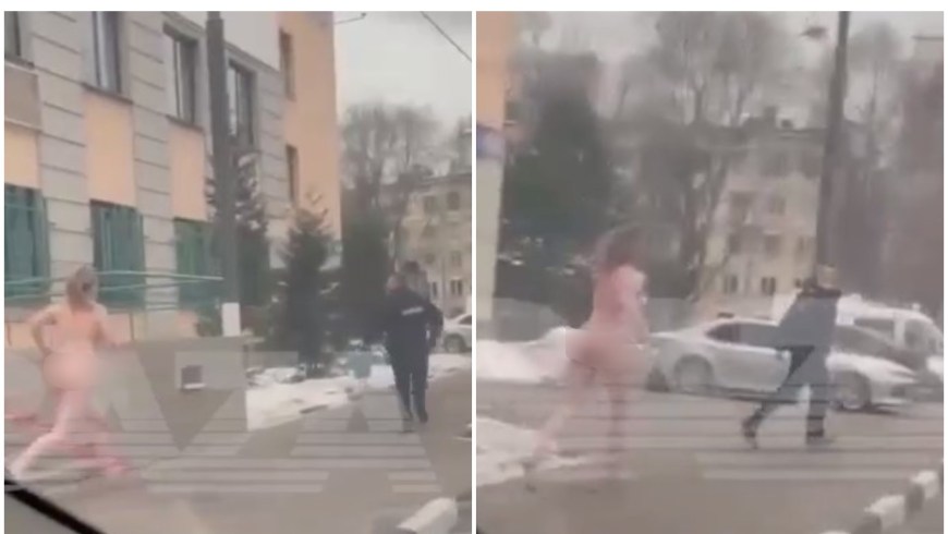 Женщина напала на полицейского